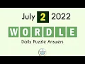 Wordle July 2 2022 Answer Today