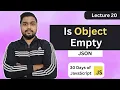 Is Object Empty Leetcode 2727 JSON 30 Days of JavaScript