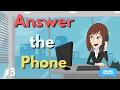 Download Lagu Answering the Phone (Message Taking) in Workplace English l English Conversation Practice At Work