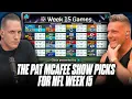 The Pat McAfee Show Picks Predicts Every Game For NFL s 2023 Week 15