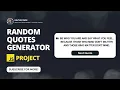 Step-by-Step Guide Building a Random Quotes Generator in JavaScript