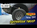 Tough Dog Tech Tips Suspension Droop