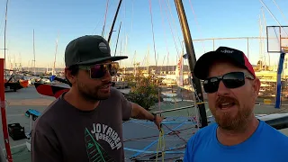 Tornado Worlds arrival and boat assembly