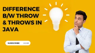 Difference between throw and throws in java Interview Question Test Automation Testing Gyan