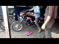 Two stroke legendary bike Suzuki shogun..test drive
