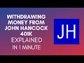 How To Wit raw Money From John Hancock 401K 2025
