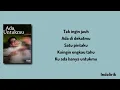 Ada Untukmu - Budi Doremi | Lirik Lagu 