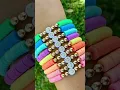 Preppy clay bead bracelet ideas