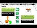 How to Cancel an Approved Time Off Request in Kronos Kronos Training Guide Kronos Tutorial