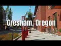 Downtown Gresham Oregon 4k Walking Tour
