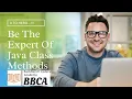 Java Class Methods Part 1 Become the Expert of User Defined Methods 0 To Hero Journey