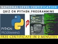 Beginners Python Quiz Python Certification How Good Are You At Python Python