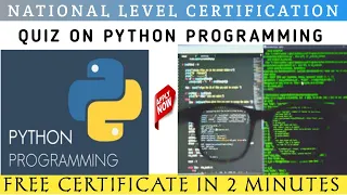 Beginners Python Quiz Python Certification How Good Are You At Python Python