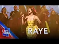 Joy - RAYE feat Amma Absolutely LIVE on The Late Show