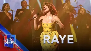 Joy - RAYE feat Amma Absolutely LIVE on The Late Show