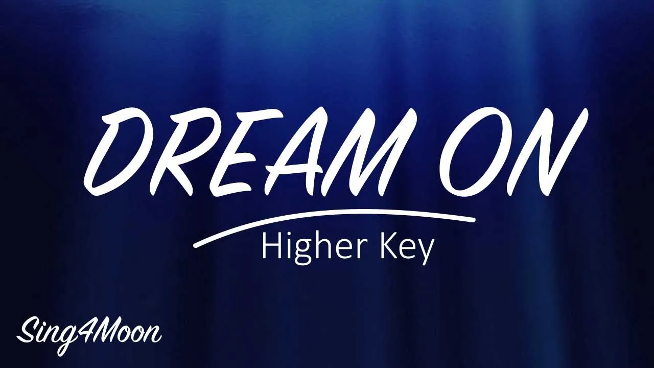 Dream On – Aerosmith (Karaoke Instrumental) Higher Key