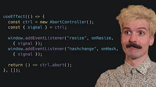 Abort Controller is criminally underrated every react dev should use this