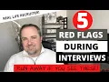 Five Red Flags In A Job Interview - Signs of a Bad Employer