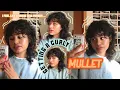 getting a curly mullet ft my personal hairstylist