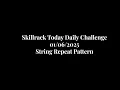 Skillrack Daily Challenge 2025 String repeat Pattern program