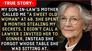 my son in laws mother called me a sweet old woman at 68 she had no idea whose table she was at 