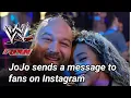 JoJo sends a message to fans on Instagram