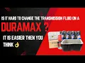 Changing your transmission fluid and filters on your Allison 1000 transmission on most GM Trucks