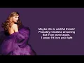 Download Lagu TAYLOR SWIFT - Back To December (Taylor’s Version) (Lyrics)