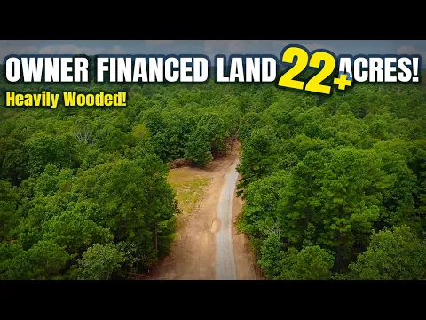 22 Acres of Owner Financed Land for Sale in Arkansas - LONG private driveway & nice timber! ID#WH18