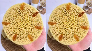 بغرير بسميد متوسط ناجح من اول تجربة بزاف خفيف وبنين