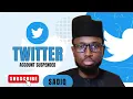 TWITTER SUSPENDED ACCOUNT UPDATE