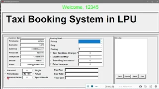 GUI Taxi Booking Application in Python using Tkinter Library python 2 x python 3 x