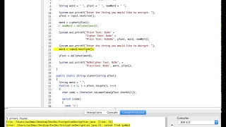 How to Encrypt and Decrypt using java - Cipher text