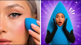 Если бы косметика ожила! 💄✨ Крутые бьюти-лайфхаки и хитрости