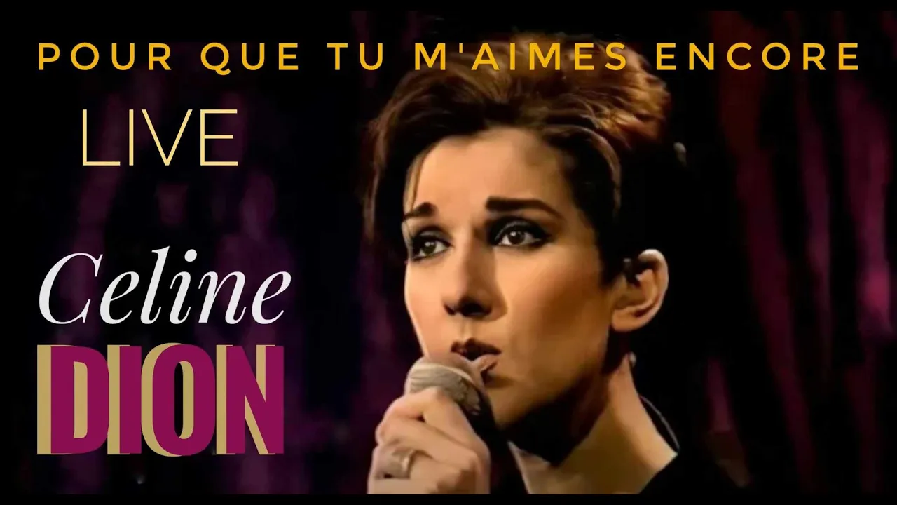 CELINE DION 🎤 Pour Que Tu M'aimes Encore 💙 Interview (Live on The Tonight Show) 1995