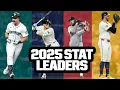 MLB s Stat Leaders from the 2025 season Cal Raleigh s 60 HRs Aaron Judge s 331 average more