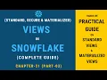 What are views in Snowflake Chapter-21 3 Snowflake Hands-on Tutorial
