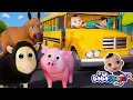 Download Lagu The Wheels on The Bus Song (Animal Version) | BabaSharo Kids Songs \u0026 Nursery Rhymes
