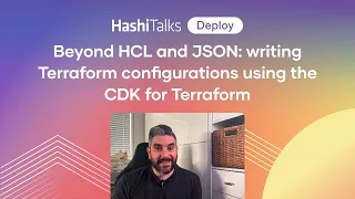 Beyond HCL and JSON writing Terraform configurations using the CDK for Terraform