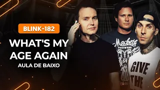 Portada del video ¿CUÁL ES MI EDAD OTRA VEZ? - Blink- 182 | Cómo tocar el bajo