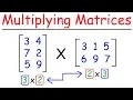 How To Multiply Matrices - Quick Easy
