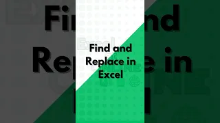 Find and Replace in