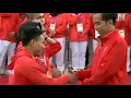 Lagu Presiden Serahkan Bonus Bagi Peraih Medali Emas Asian Games