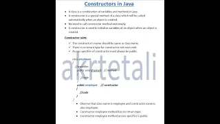 Constructors in java versus constructor