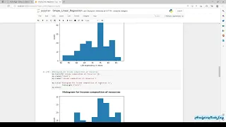 Simple Linear Regression using statsmodels in python and its diagnostics