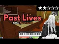 Borns - Past Lives Intro EASY Piano Tutorial