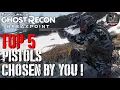 Ghost Recon Breakpoint - TOP 5 PISTOLS