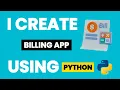 I Create Billing App Using Python Learn Python By Building Simple Projects Python Projects