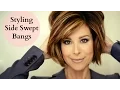 HOW TO STYLE BLOW DRY SIDE SWEPT BANGS Dominique Sachse