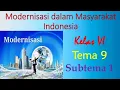 Download Lagu Modernisasi dalam Masyarakat Indonesia (Kelas VI Tema 9 Subtema 1)
